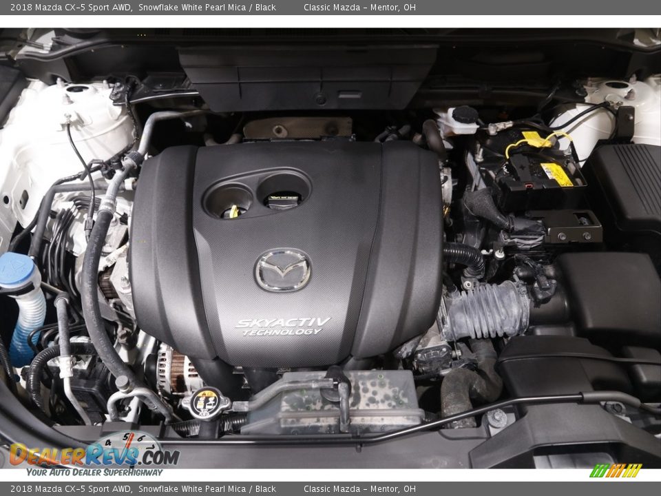 2018 Mazda CX-5 Sport AWD Snowflake White Pearl Mica / Black Photo #17