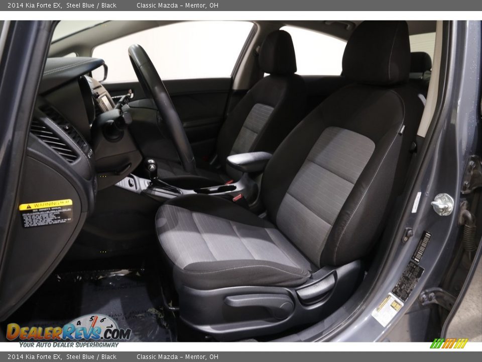 2014 Kia Forte EX Steel Blue / Black Photo #5
