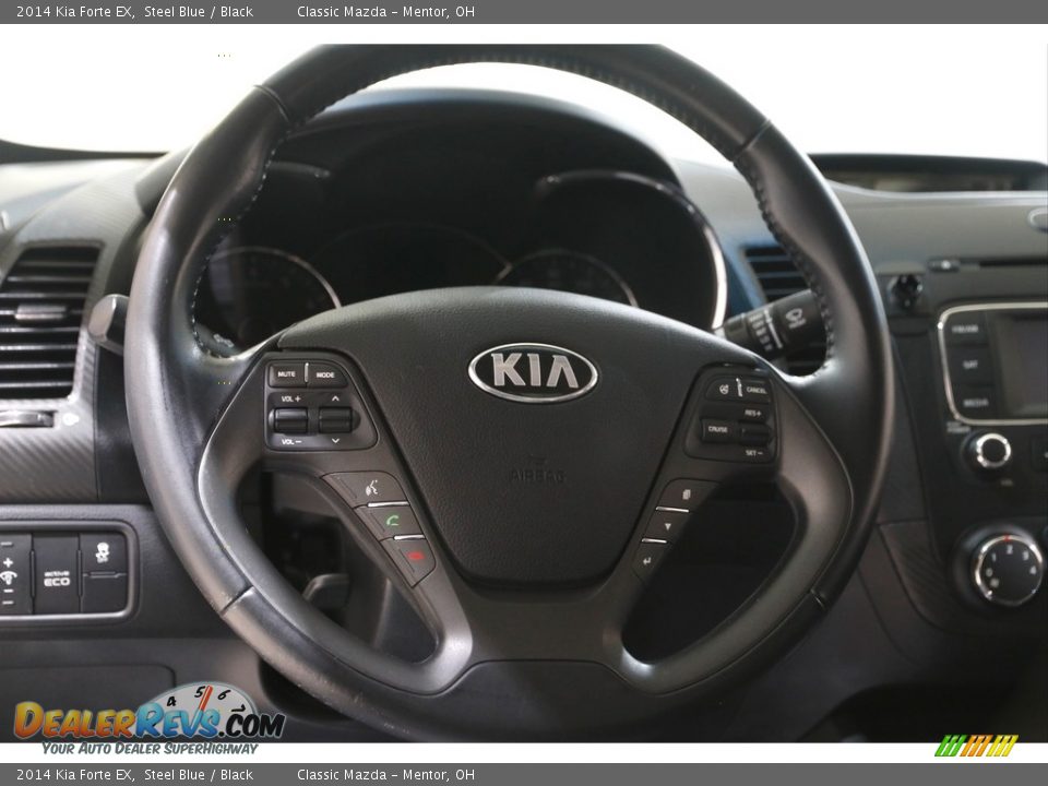 2014 Kia Forte EX Steel Blue / Black Photo #7