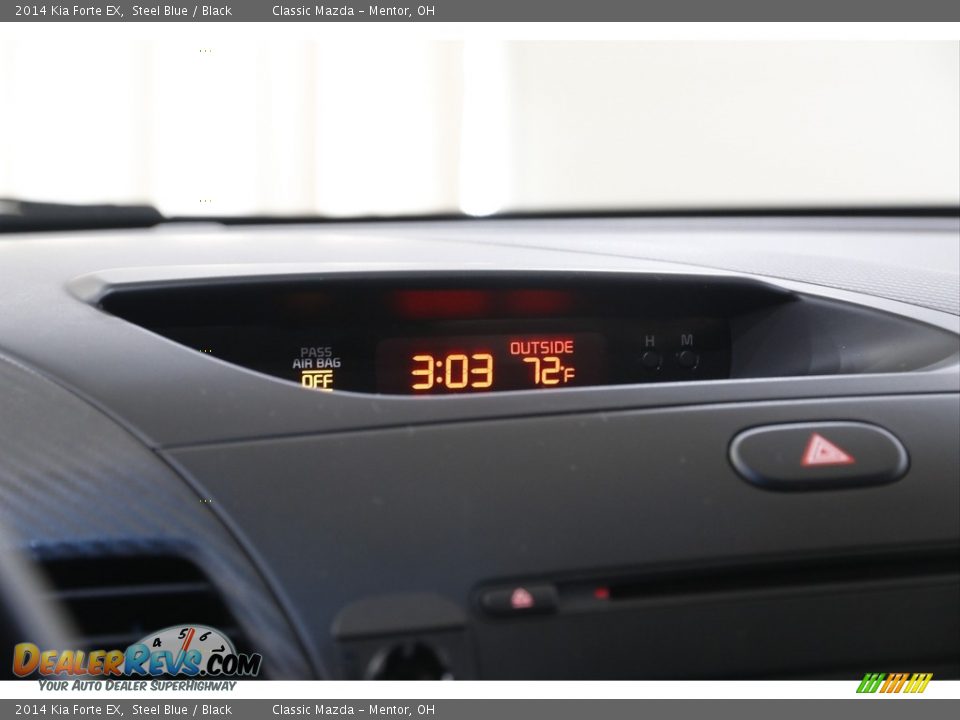 2014 Kia Forte EX Steel Blue / Black Photo #10