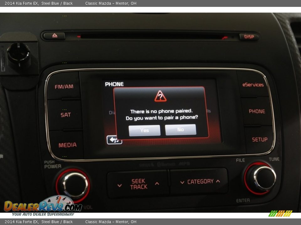 2014 Kia Forte EX Steel Blue / Black Photo #11