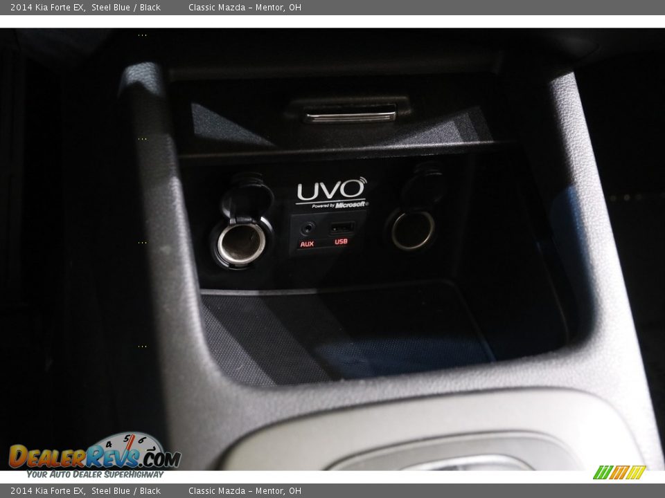 2014 Kia Forte EX Steel Blue / Black Photo #13