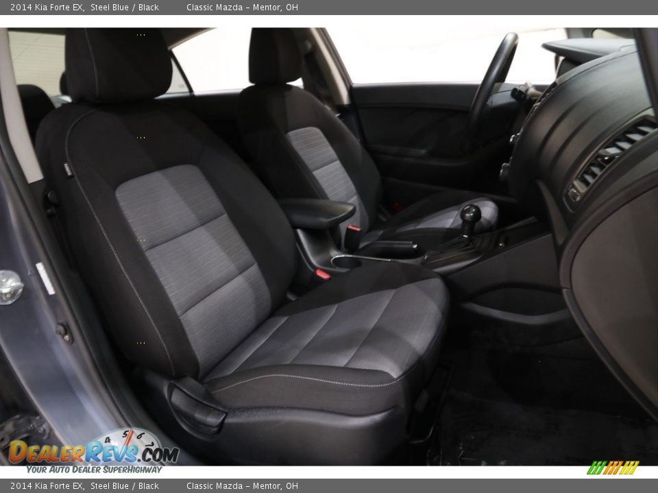 2014 Kia Forte EX Steel Blue / Black Photo #14