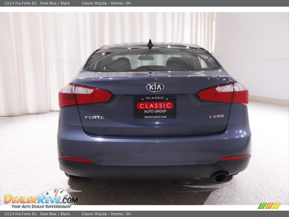 2014 Kia Forte EX Steel Blue / Black Photo #17