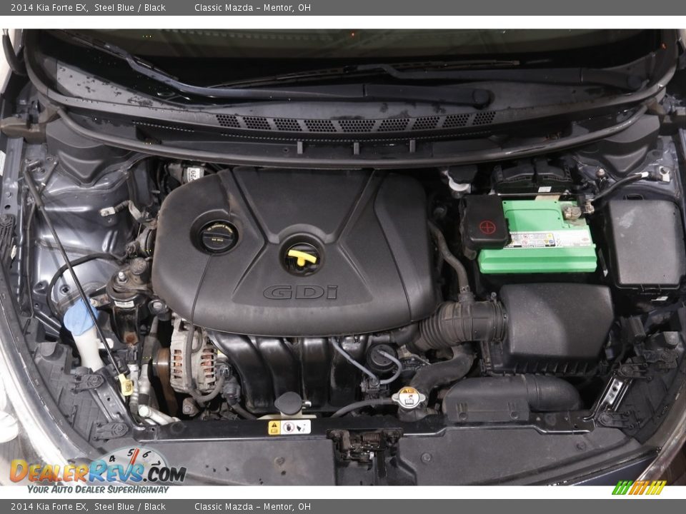 2014 Kia Forte EX Steel Blue / Black Photo #18