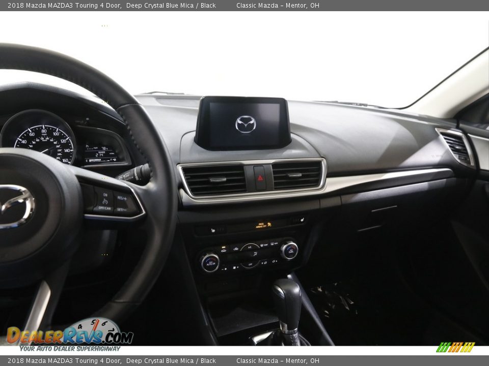 2018 Mazda MAZDA3 Touring 4 Door Deep Crystal Blue Mica / Black Photo #9