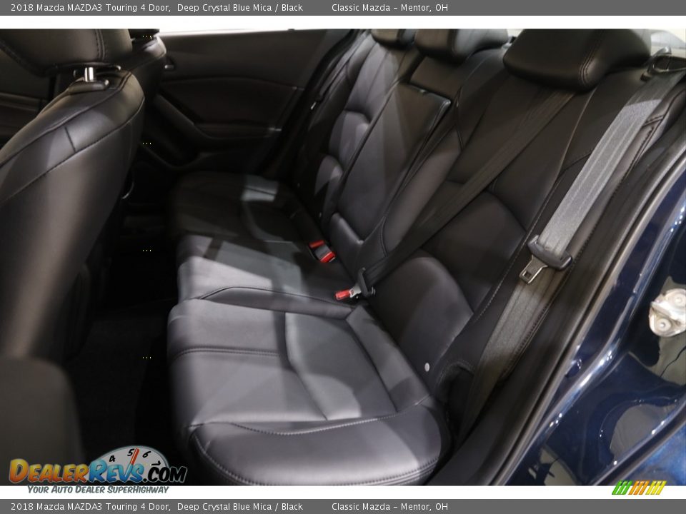 2018 Mazda MAZDA3 Touring 4 Door Deep Crystal Blue Mica / Black Photo #16