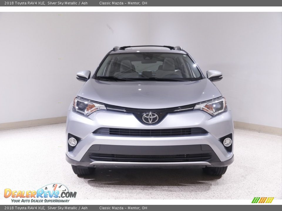 2018 Toyota RAV4 XLE Silver Sky Metallic / Ash Photo #2