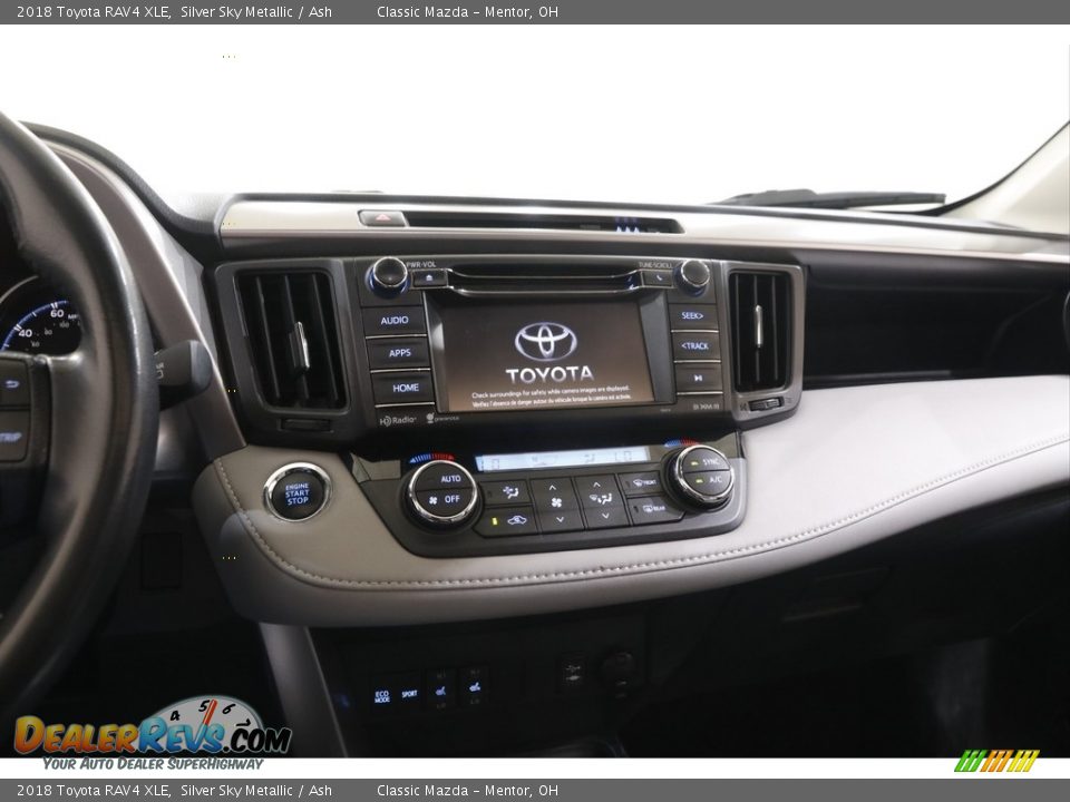 2018 Toyota RAV4 XLE Silver Sky Metallic / Ash Photo #9