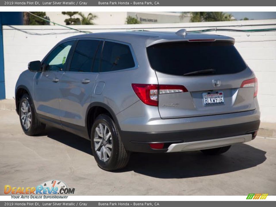 2019 Honda Pilot EX Lunar Silver Metallic / Gray Photo #2