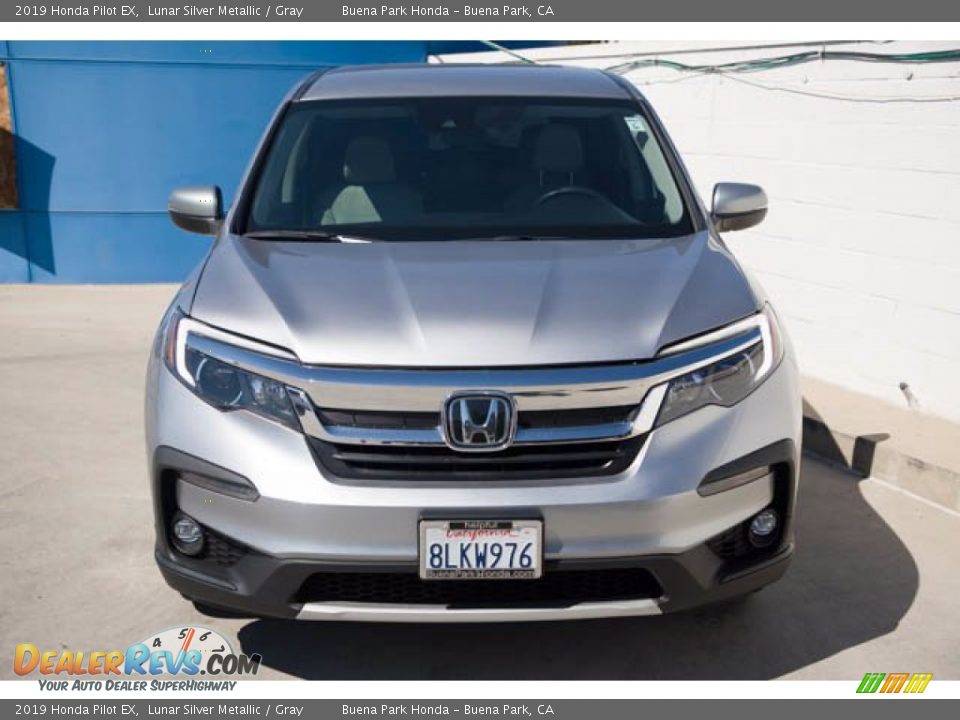 2019 Honda Pilot EX Lunar Silver Metallic / Gray Photo #7