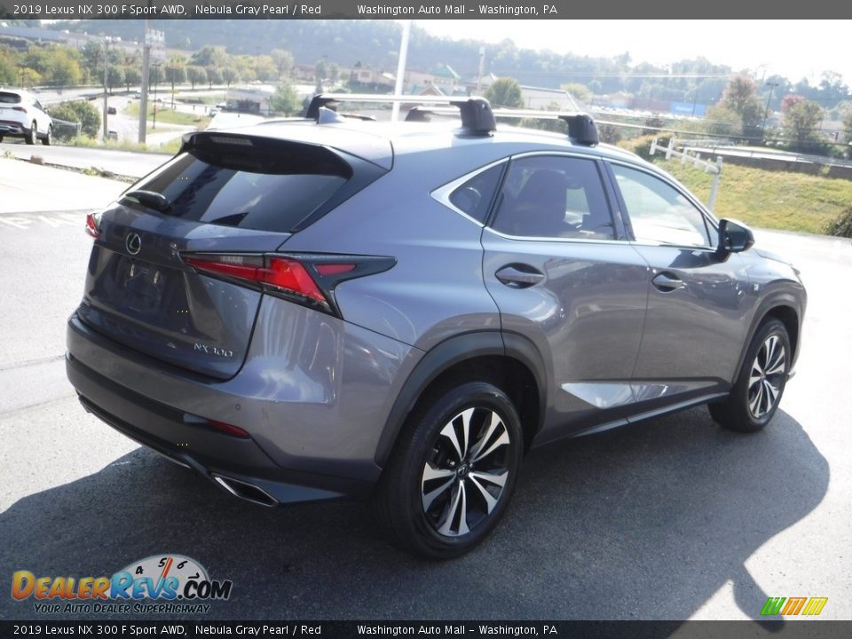 2019 Lexus NX 300 F Sport AWD Nebula Gray Pearl / Red Photo #11