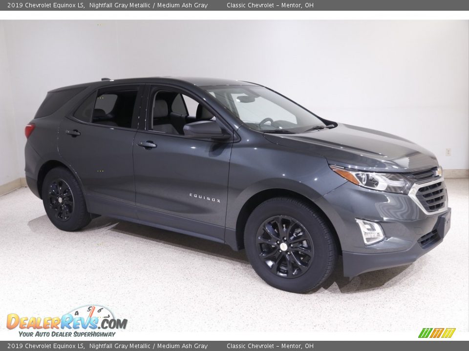 2019 Chevrolet Equinox LS Nightfall Gray Metallic / Medium Ash Gray Photo #1