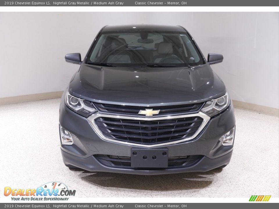 2019 Chevrolet Equinox LS Nightfall Gray Metallic / Medium Ash Gray Photo #2