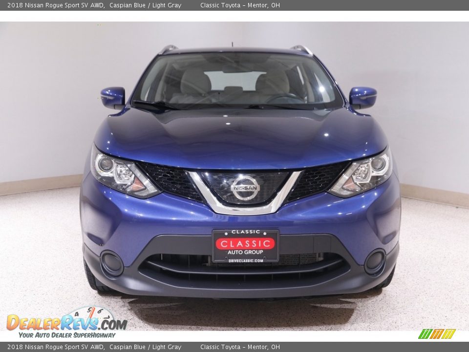 2018 Nissan Rogue Sport SV AWD Caspian Blue / Light Gray Photo #2