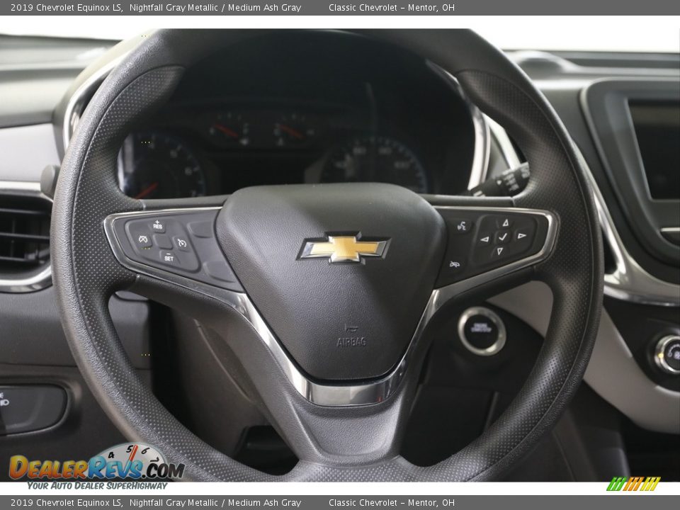 2019 Chevrolet Equinox LS Nightfall Gray Metallic / Medium Ash Gray Photo #7