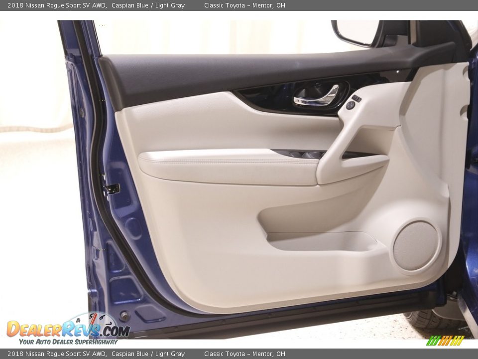 2018 Nissan Rogue Sport SV AWD Caspian Blue / Light Gray Photo #4