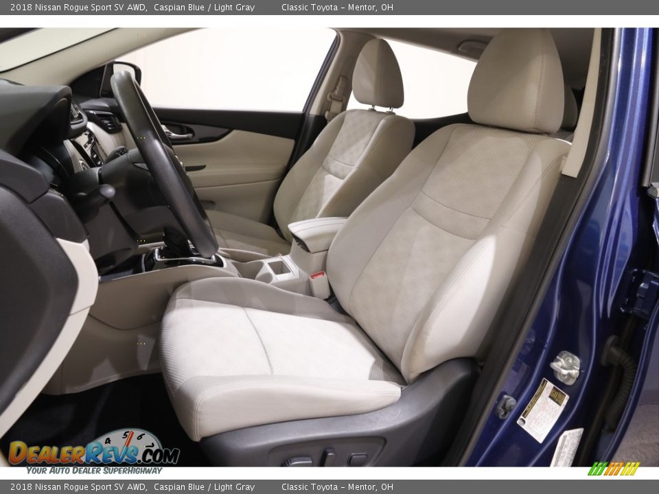 2018 Nissan Rogue Sport SV AWD Caspian Blue / Light Gray Photo #5