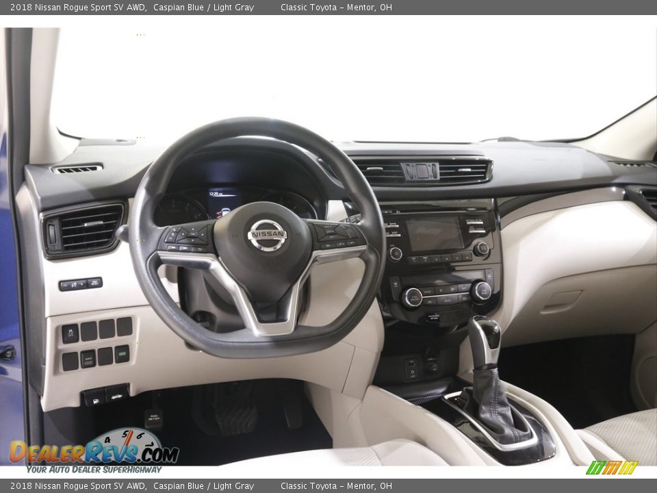 2018 Nissan Rogue Sport SV AWD Caspian Blue / Light Gray Photo #6