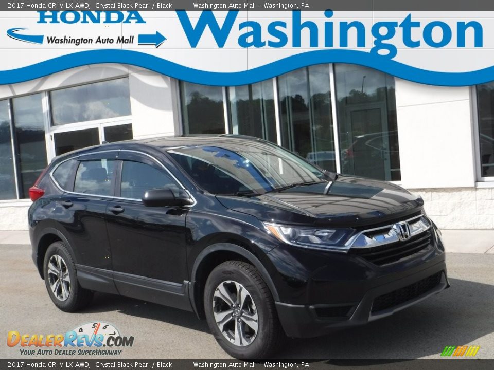 2017 Honda CR-V LX AWD Crystal Black Pearl / Black Photo #1