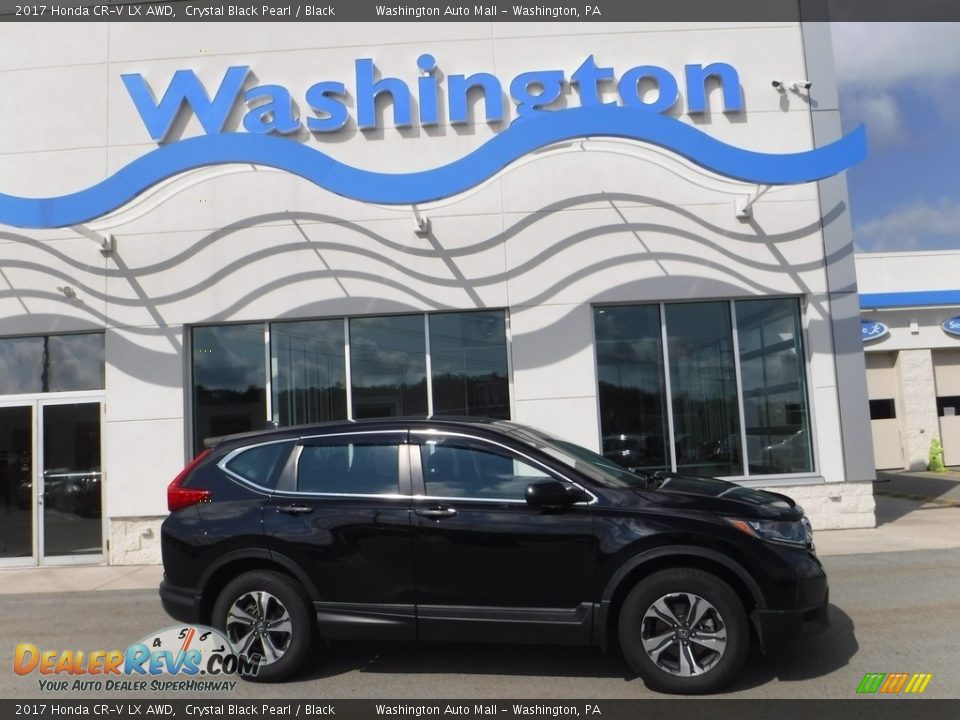 2017 Honda CR-V LX AWD Crystal Black Pearl / Black Photo #2