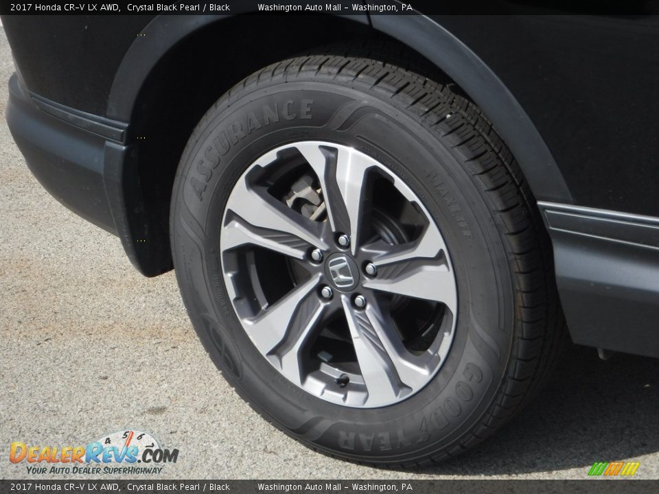 2017 Honda CR-V LX AWD Crystal Black Pearl / Black Photo #3