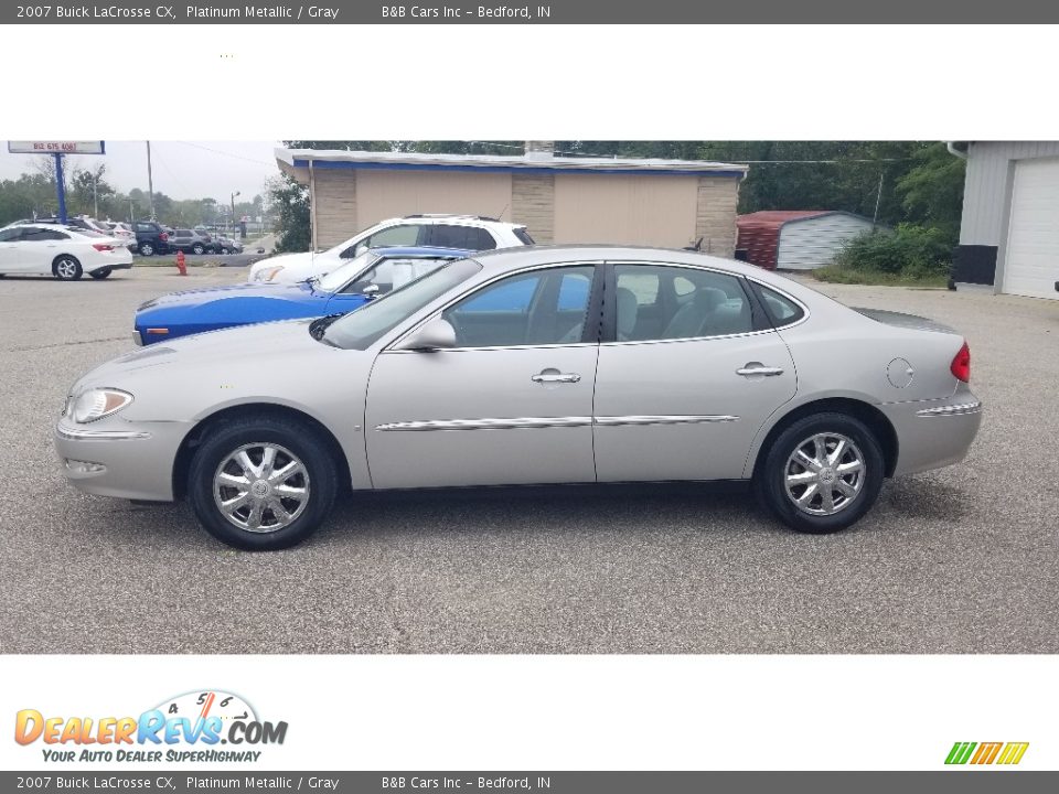 2007 Buick LaCrosse CX Platinum Metallic / Gray Photo #2