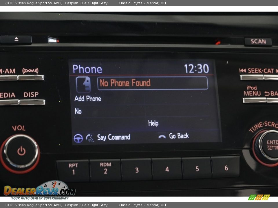 2018 Nissan Rogue Sport SV AWD Caspian Blue / Light Gray Photo #10