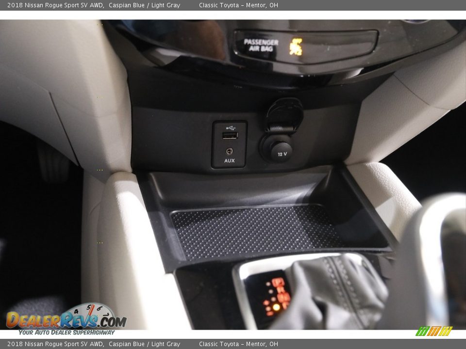 2018 Nissan Rogue Sport SV AWD Caspian Blue / Light Gray Photo #11