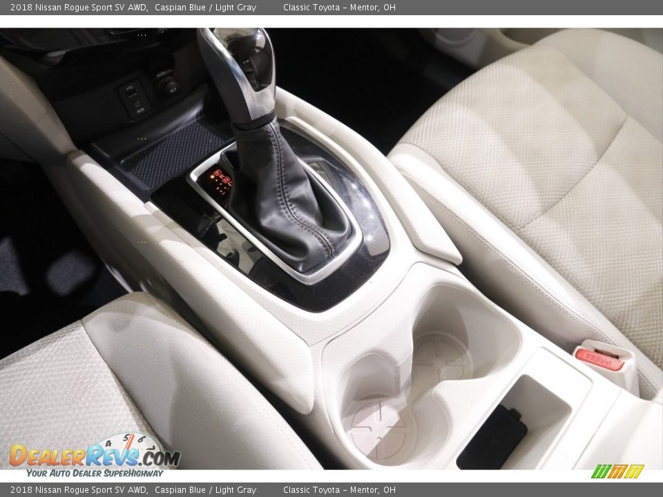 2018 Nissan Rogue Sport SV AWD Caspian Blue / Light Gray Photo #12