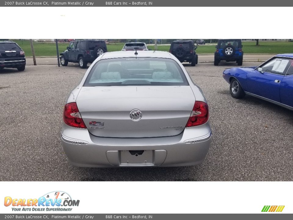 2007 Buick LaCrosse CX Platinum Metallic / Gray Photo #4