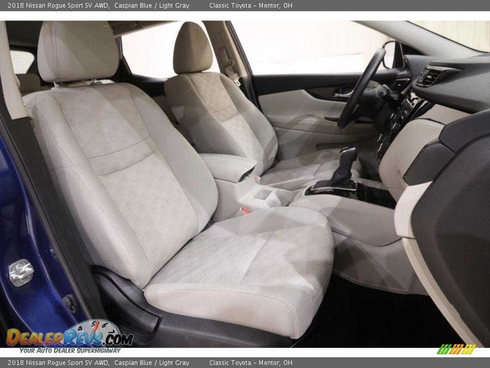 2018 Nissan Rogue Sport SV AWD Caspian Blue / Light Gray Photo #13