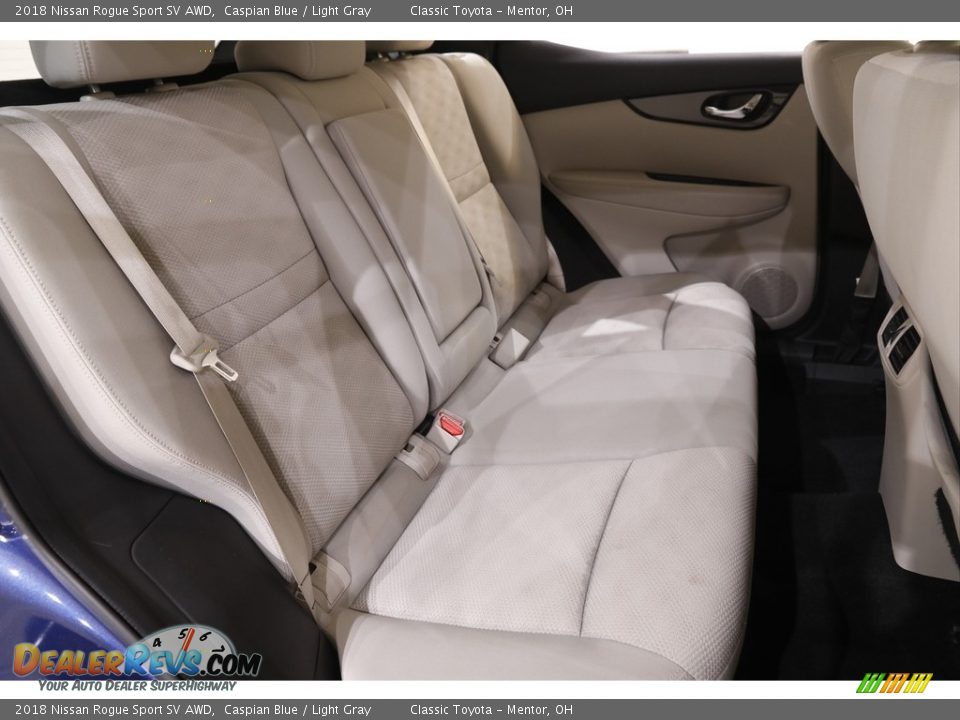 2018 Nissan Rogue Sport SV AWD Caspian Blue / Light Gray Photo #14