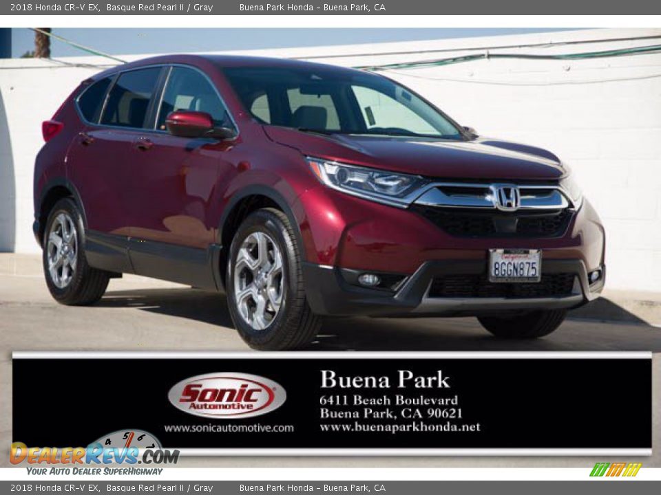 2018 Honda CR-V EX Basque Red Pearl II / Gray Photo #1