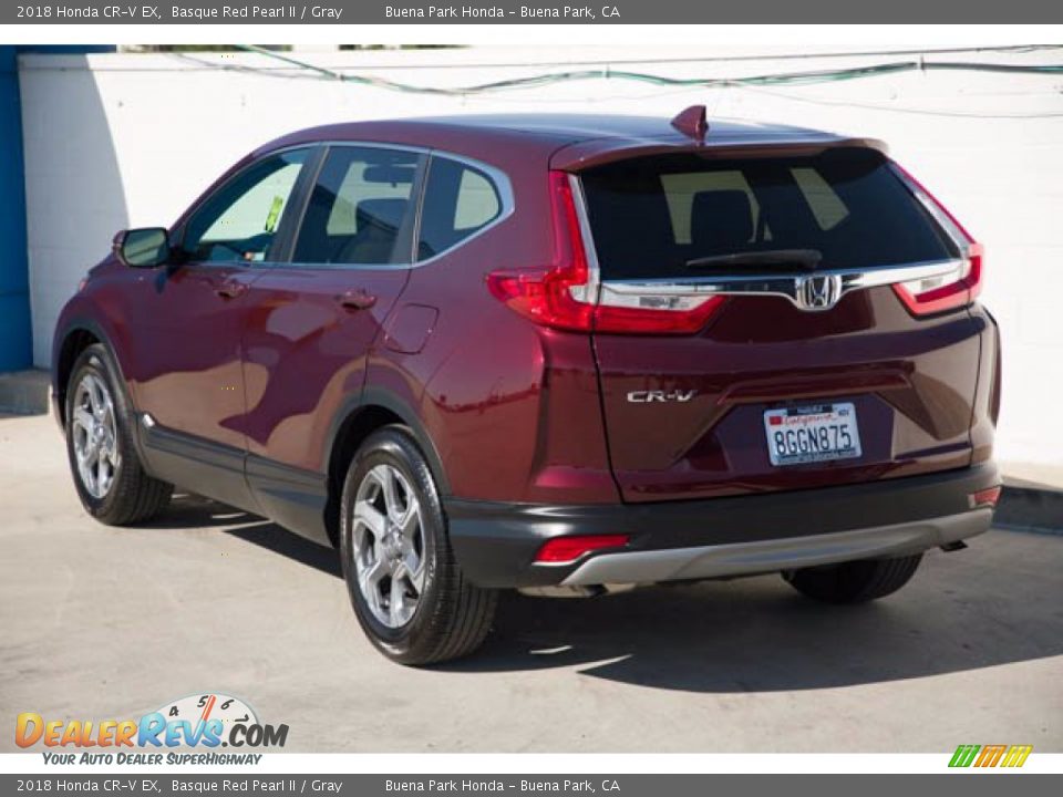 2018 Honda CR-V EX Basque Red Pearl II / Gray Photo #2