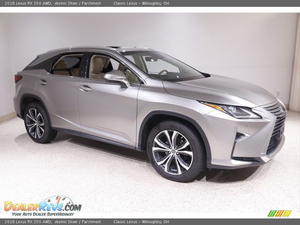 2018 Lexus RX 350 AWD Atomic Silver / Parchment Photo #1