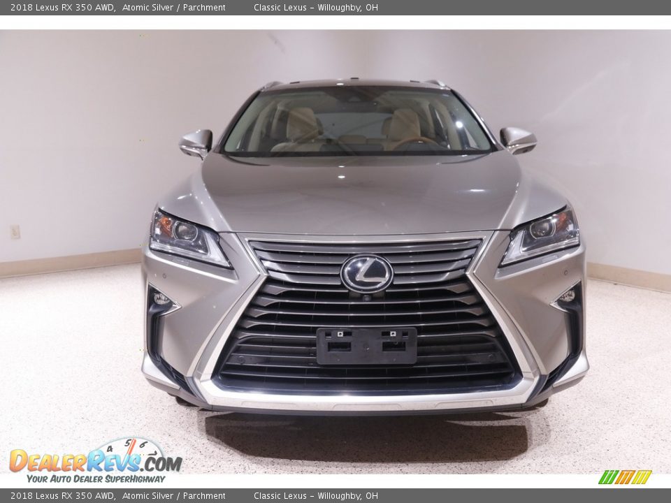 2018 Lexus RX 350 AWD Atomic Silver / Parchment Photo #2