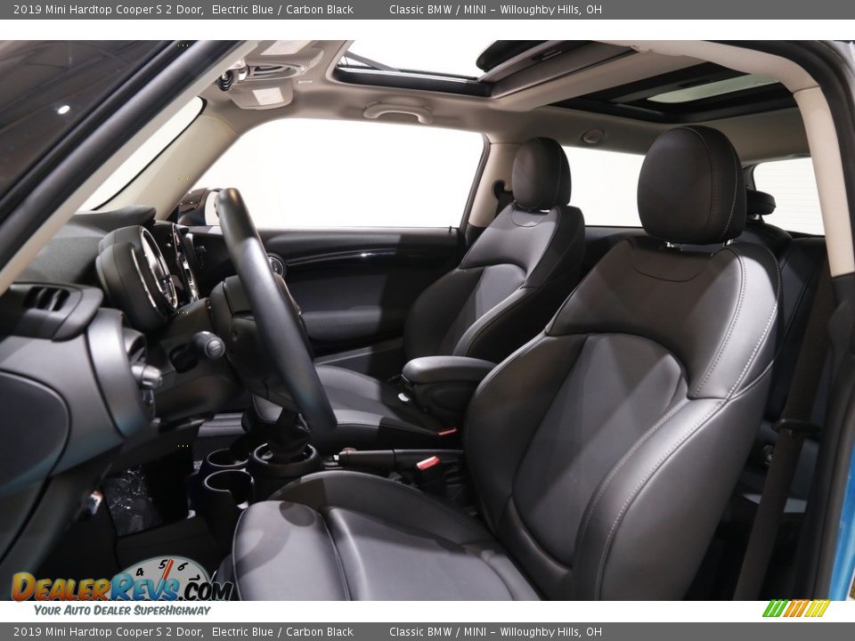 2019 Mini Hardtop Cooper S 2 Door Electric Blue / Carbon Black Photo #5