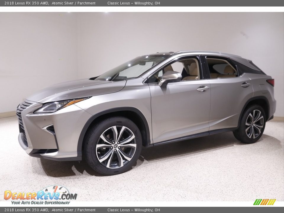 2018 Lexus RX 350 AWD Atomic Silver / Parchment Photo #3