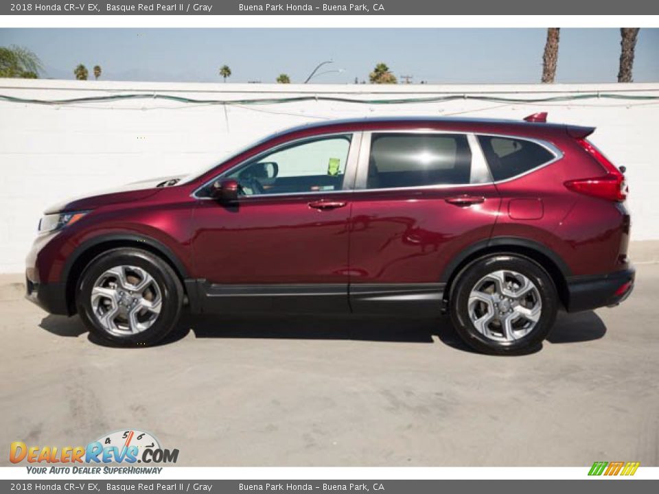 2018 Honda CR-V EX Basque Red Pearl II / Gray Photo #8