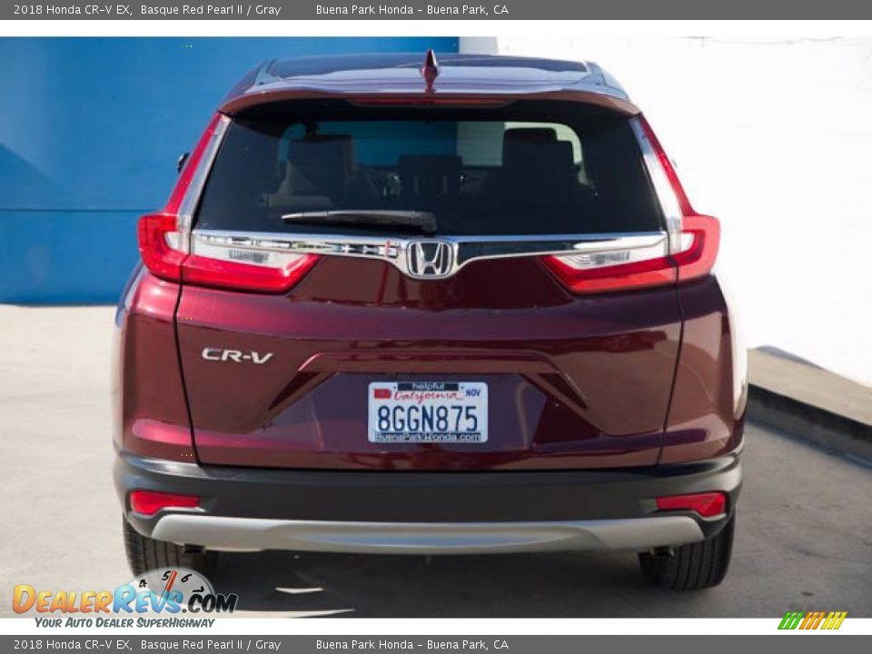 2018 Honda CR-V EX Basque Red Pearl II / Gray Photo #9