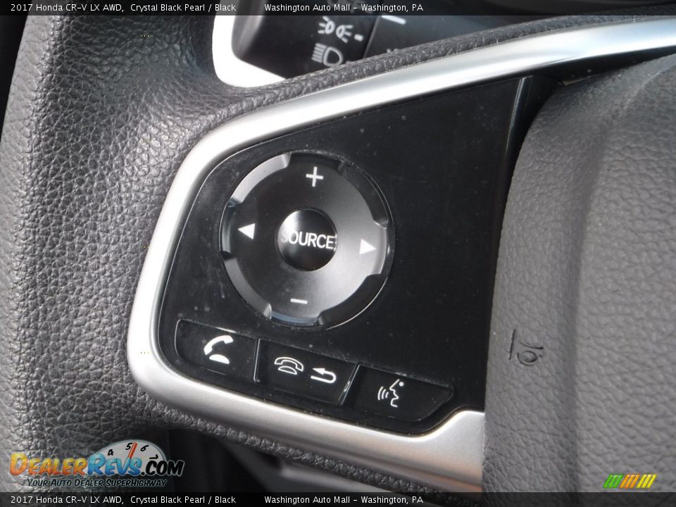 2017 Honda CR-V LX AWD Crystal Black Pearl / Black Photo #17