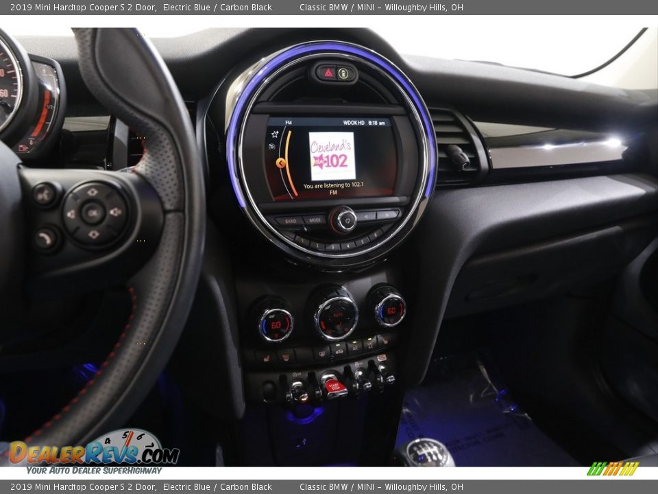 2019 Mini Hardtop Cooper S 2 Door Electric Blue / Carbon Black Photo #9