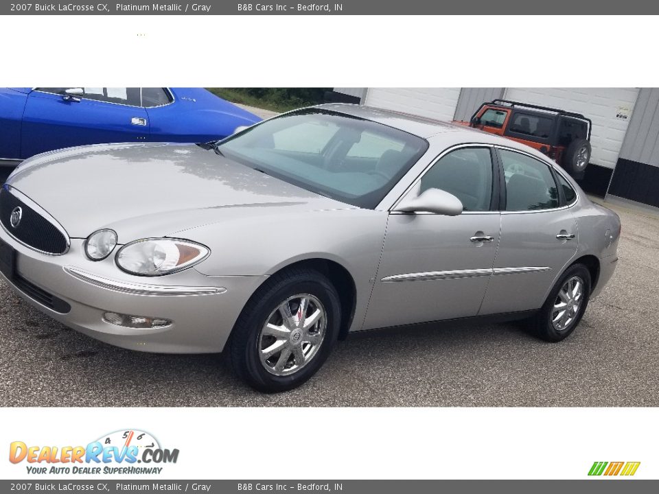 2007 Buick LaCrosse CX Platinum Metallic / Gray Photo #21