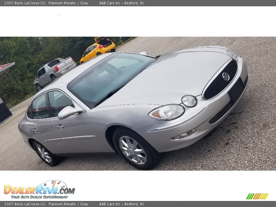 2007 Buick LaCrosse CX Platinum Metallic / Gray Photo #22