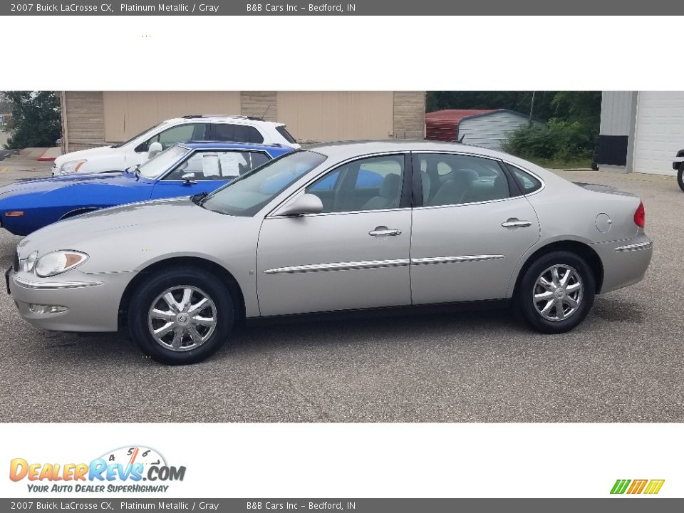 2007 Buick LaCrosse CX Platinum Metallic / Gray Photo #24