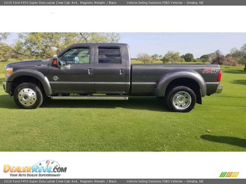 Magnetic Metallic 2016 Ford F450 Super Duty Lariat Crew Cab 4x4 Photo #3