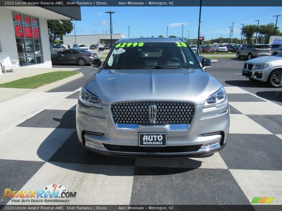 2020 Lincoln Aviator Reserve AWD Silver Radiance / Ebony Photo #2