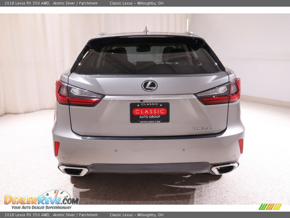 2018 Lexus RX 350 AWD Atomic Silver / Parchment Photo #22