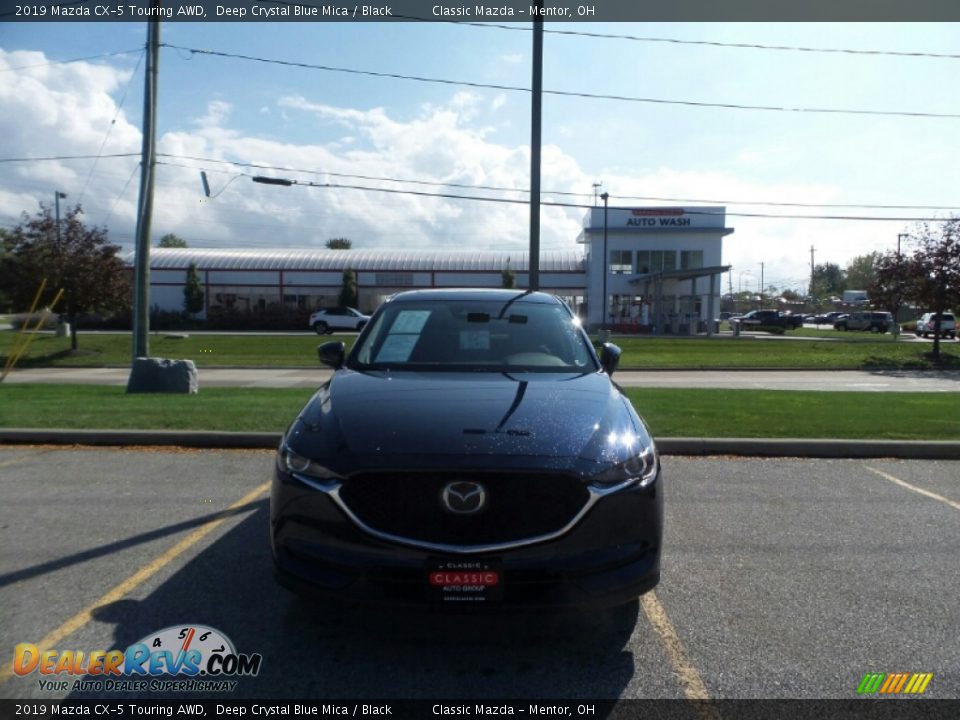 2019 Mazda CX-5 Touring AWD Deep Crystal Blue Mica / Black Photo #1